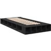vidaXL Giroletto Nero 75x190 cm in Legno Multistrato