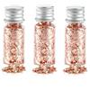 XHWOLGARIAN Foglia Oro Fiocchi Multifunzionale Foglio Decorativo Carta Foglio d'oro Decorazione Cucina Mousse Torta Cottura Pasticceria Artigianato Decorazione per pittura, artigianato e nail design (oro rosa)
