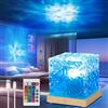 TRUMPETS Onde Proiettore Stelle Soffitto, Ricaricabile USB Lampada Aurora Boreale, Lampada Proiettore Soffitto con Telecomando, Dimmerabile, 16 Colori Luce Notturna Bambini, Decorazione Regali