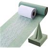 ddckj Runner da tavola verde salvia 30 cm x 35 m bianchi decorativi in pizzo e tovaglioli, runner da tavola in tessuto non tessuto, set per battesimo, comunione, cresima, matrimonio, compleanno e