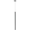 SEMANHUAOZ Faretti a sospensione a isola SEMANHUAOZ Lampada a sospensione moderna a sospensione a soffitto a LED COB da 3 W, faretti a tubo lungo cilindrico for cucina, sala da pranzo, bar (cromo brillante) (luc