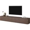 LBSIGN Mobile TV Sospeso 200 Cm 2 Ante Noce Scuro Echo