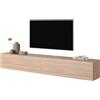 LBSIGN Mobile TV Sospeso 200 Cm 2 Ante Rovere Lindberg Echo