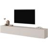 LBSIGN Mobile TV Sospeso 200 Cm 2 Ante Tortora Echo