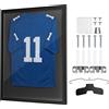 Cornice Maglia Sport 70x90cm Legno UV Espositore Calcio Basket Baseball Teca