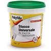 POLYFILLA STUCCO UNIVERSALE per muro Interno ed Esterno, Pronto Uso, per riempire calcestruzzo intonaco cemento, in PASTA, BIANCO 1KG
