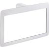 Gedy Portasciugamani ad anello Pirenei Cromo | L 23 x P 5,1 x H 15,1 cm | Ottone | Viti da parete + tasselli | Cromo