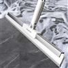 JOYBOS Scopa in gomma per pavimenti, manico lungo 157,5 cm, per rimuovere i peli di animali domestici, scopa magica per la pulizia di interni, pulisce vetro, capelli, polvere fine, liquidi, adatta per