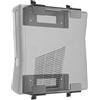 Monzlteck Staffa regolabile da parete e sotto la scrivania per console di gioco (Xbox 360, One, PS5, PS4, PS3, lettori DVD, decoder via cavo, PC e altro, modello di montaggio incluso