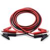 zhenyu 2 pz 14 AWG clip a coccodrillo cavi di prova doppio coccodrillo cavo resistente con isolanti clip test cavo di rame flessibile per test elettrici 6,6ft / 2m lunghezza del cavo