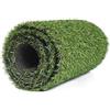 Baroni Home Rotolo di Erba Sintetica 10x1 m, Altezza 30 mm, Verde Naturale, Erba in PE, Fondo Drenante in PP, Alta Densità Fili/m², Resistente e Sicura per Animali, per Giardini, Terrazzi, Piscine