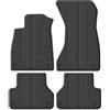 Gledring Tappetini in Gomma Compatibile con Audi A5 Sportback 12/2016- (Profilo T 4-Parti + clip di Montaggio)