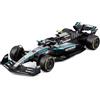 Burago Bburago - F1 Mercedes-AMG W16 2025#12 Antonelli, Auto Diecast in Scala 1:43 con Dettagli Autentici, Replica F1 Mercedes, Livrea Argento/Nera, Licenza Ufficiale, Età Consigliata 3+ Anni