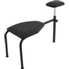 YISSALE Sgabello per pedicure, altezza regolabile, 42-67 cm, pedicure, poggiapiedi, per saloni di bellezza, saloni di unghie, negozi di cura dei piedi (nero)