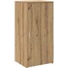 vidaXL Mobile Portaoggetti Rovere Artigianale 50x45x103,5cm Truciolato, Armadio, Armadio da scrivania, Armadio da Ufficio, Armadio credenza