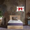 vimavì Materasso Singolo Memory ViscoPur e Waterfoam 80x190-7 Zone Differenziate - Disp. Medico - Cuscino Omaggio - Ortopedico e Ergonomico - Anallergico e Antiacaro - Made in Italy - NAOS