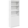 vidaXL Credenza Bianca 70x35x180 cm in Legno Multistrato, mobile, mobiletto laterale, mobiletto portaoggetti alto, mobiletto portaoggetti, mobile alto