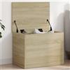 Generico Contenitore Rovere Sonoma 70x40x38 cm Legno Multistrato,Mobili,Armadietti e portaoggetti,Bauli e cassapanche-840655
