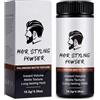 PLOBRT Polvere per lo Styling dei Capelli per Uomo, Polvere per la Consistenza dei Capelli, Polvere per lo Styling Maschile Dall'aspetto Naturale - Consistenza Opaca Tenuta Duratura, Non Grassa,10g
