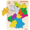 Goki 57860 - Puzzle da completare con Stati della Germania