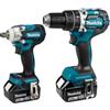 Makita Kit trapano a percussione e avvitatore 18V LXT Makita® DLX2359TJ1