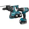 Makita Kit trapano a percussione e tassellatore 18V LXT Makita® DLX2280PTJ