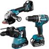 Makita Kit trapano smerigliatrice e tassellatore 18V LXT Makita® DLX3119TJ