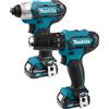 Makita Kit trapano a percussione e avvitatore 12V CXT Makita® CLX228AJ