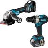 Makita Kit trapano avvitatore e smerigliatrice 18V LXT Makita® DLX2435TJ