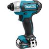 Makita Avvitatore a impulsi 1/4" 110 Nm a batteria 12V CXT Makita® TD110DSAJ