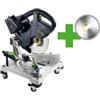 Festool Troncatrice per listelli a batteria 36V (18Vx2) Festool® SYMMETRIC SYMC 70 EB-Basic 578180 (Edizione MT)