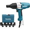 Makita Avvitatore a impuls 1/2" 200 Nm 380W Makita® TW0200J + Set 9 bussole (D-41517)
