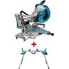 Makita Troncatrice radiale 305 mm Makita® LS1219L + Banco DEBWST06