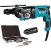 Makita Tassellatore tre funzioni SDS-PLUS AVT 800W Makita® HR2631FT12 + 17 scalpelli D-42444