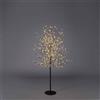 EDG Enzo De Gasperi Faggio Albero di Natale Luminoso con 580 LED Nero 150cm Metallo