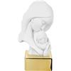 BONGELLI PREZIOSI Scultura da Tavolo Maternità Base Oro 20cm Marmorino