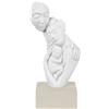 BONGELLI PREZIOSI Scultura da Tavolo Moderna in Marmorino Famiglia Nocciola 20cm Natività