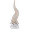 BONGELLI PREZIOSI Corno Cornetto Portafortuna Piccolo 21cm Nocciola Marmorino