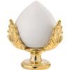 BONGELLI PREZIOSI Pomo Pumo Pugliese Portafortuna Bianco Oro 17cm Marmorino