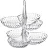 GUZZINI Tiffany Set 2 Antipastiere Trasparente 25,5cm
