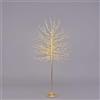 EDG Enzo De Gasperi Faggio Albero di Natale Luminoso con 900 LED Oro 180cm Metallo
