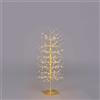 EDG Enzo De Gasperi Faggio Con Base Albero di Natale Oro 320 LED 90x40cm