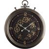 BRANDANI Orologio da Parete Meccanismo Ingranaggi a Vista 52x60cm Metallo