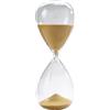 MASCAGNI CASA Clessidra con Sabbia Oro 60 Minuti 30cm Vetro