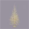 EDG Enzo De Gasperi Faggio Rich Albero di Natale con 2690 Microled 210x130cm Oro