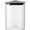 GUZZINI Barattolo Quadrato in Vetro M 1L Fresh & Style Nero