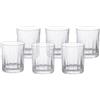 BRANDANI Linear Bicchiere da Shot Set 6 Pezzi 70ml Vetro Trasparente