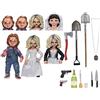 NECA Chucky & Tiffany Sposa di Chucky Action Figure in scala da 17,8 cm, confezione da 2