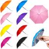 Hiawbon 1:6 Scala 10 Pcs Dollhouse Miniature Ombrelli Regolabile Mini Colorato Soleggiato Pioggia Ombrello per 45,7 Pollici Persone Decorazione