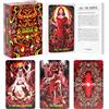 99FOX, Mazzo di tarocchi The Path of Horror e guida per principianti, carte impermeabili, mazzo classico con estetica horror, accessori vintage, design da collezione, con scatola